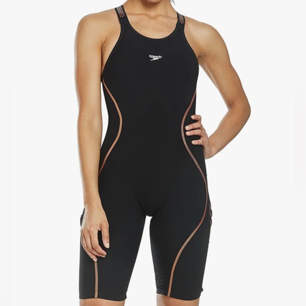 Speedo Women’s Fastskin LZR Pure Intent Open Back Kneeskin Tech Suit Swimsuit